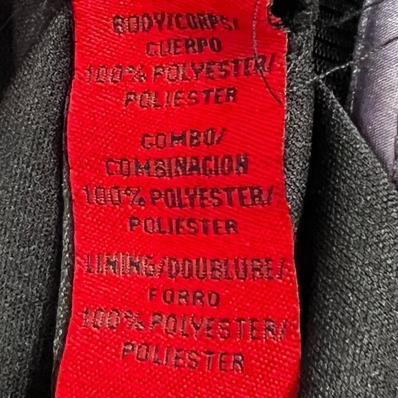 JS Collections Black Silver Lavender Wide Strap Cocktail Dress Size 2 - Picture 10 of 10